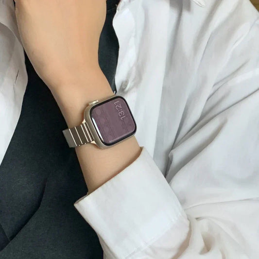 Luxury Metal Stainless Steel Strap For Apple Watch
